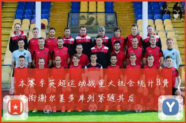 本赛季英超运动战重大机会统计B费领衔谢尔基多库列紧随其后